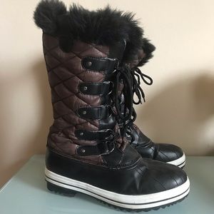 Black Snow Boots